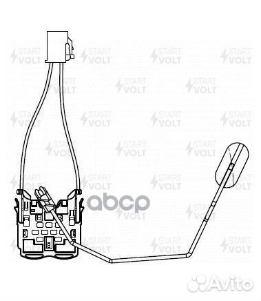 Датчик уровня топлива дут Kia K5 20-, Hyundai