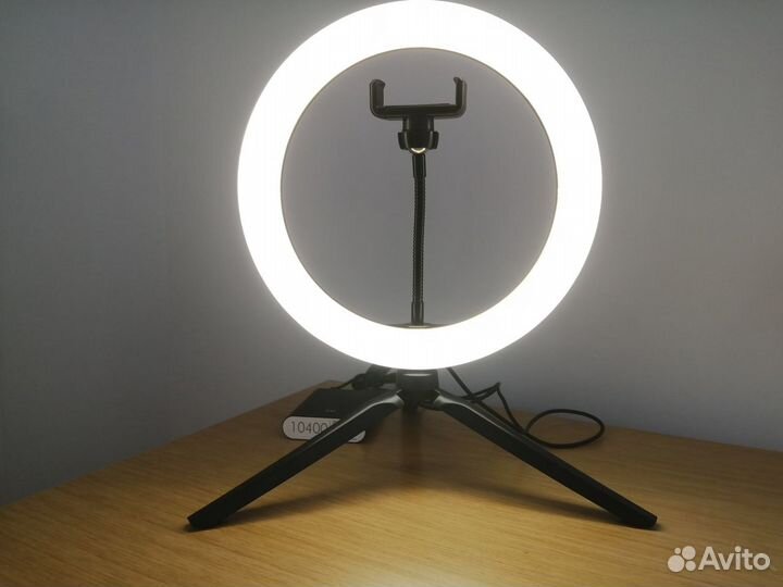 Лампа кольцевая SL-26E с держателем