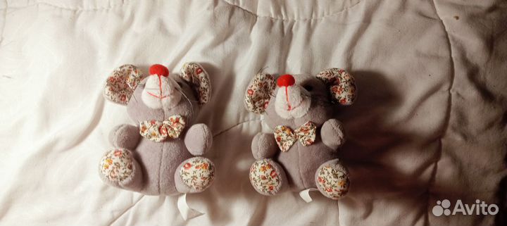 Мышки плюшевые