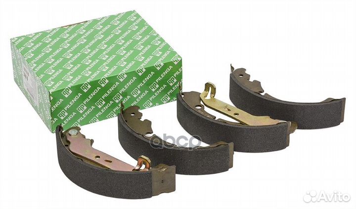 Колодки тормозные барабанные задние со скобами
