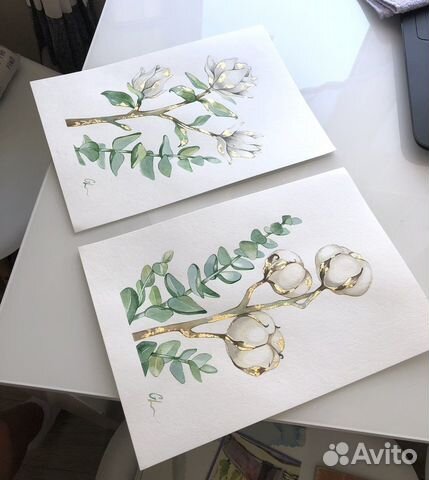 Картина акварель