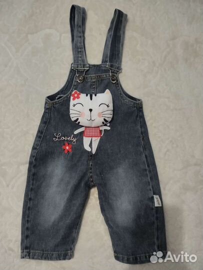 Джинсовый комбинезон