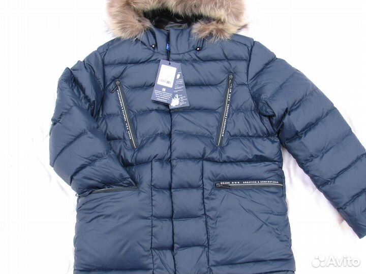 Новый теплый зимний пуховик до -40 брендовый