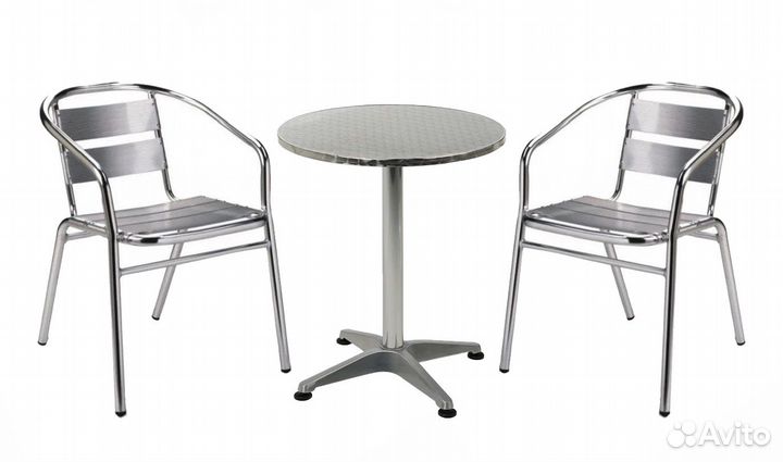 Комплект садовой мебели, металлический