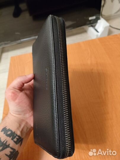 Портмоне мужской кожаный ручной