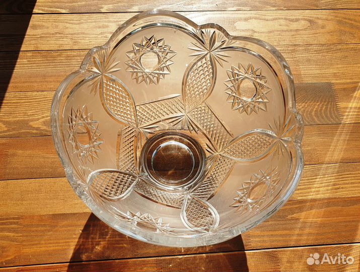 Хрустальная ваза Неман конфетница салатница