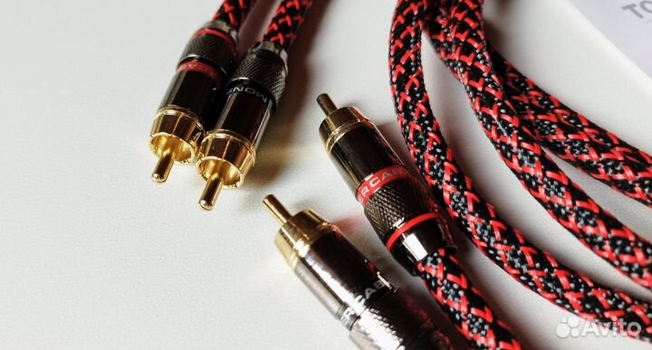 Межблочный кабель 2 RCA todn 1.5 м (2 шт.)