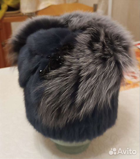 Шапка норковая женская