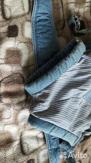 Рюкзак переноска кенгуру джинсовая