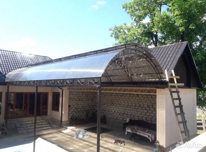 Навесы с установкой