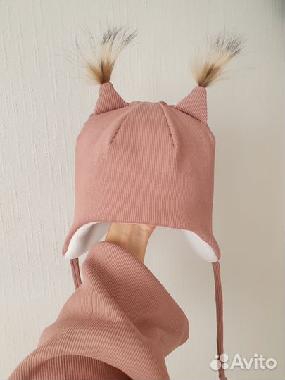 Комплект шапка, шарф