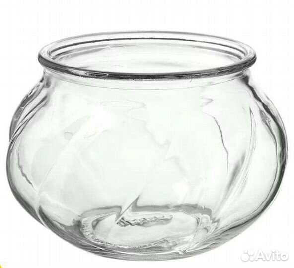 Вильестарк ваза, прозрачное стекло,8 см