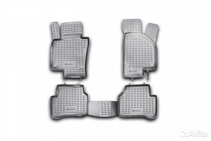 Коврики в салон VW Passat B7, 2011-2015, 4 шт. (по