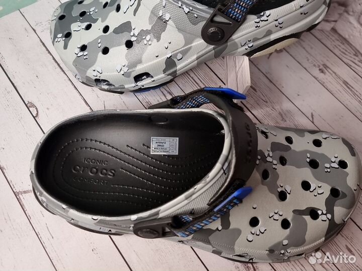 Crocs мужские миллитари. Подарок на 23 февраля