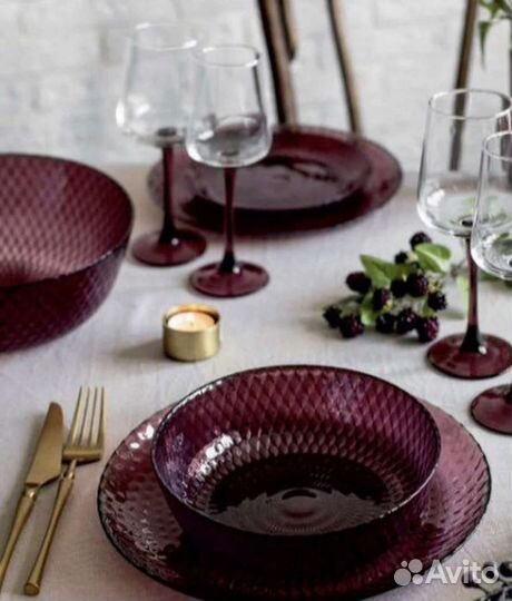 Набор посуды luminarc Idylle Lilac новый