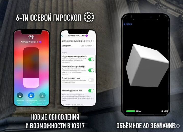 Airpods pro 2 (Оригинальный чип + Гарантия 1 год)