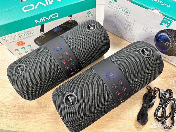 Умная блютуз колонка mivo pro голосовой помощник