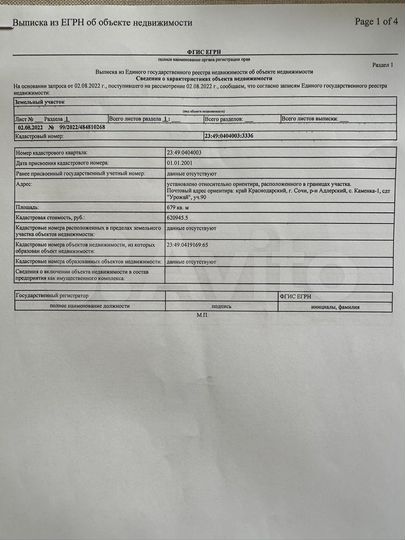 Участок 7 сот. (СНТ, ДНП)