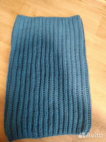 Женская шапка снуд комплект