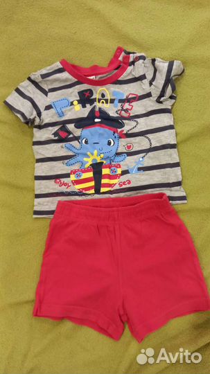 Вещи пакетом на мальчика и босоножки, 86 рост