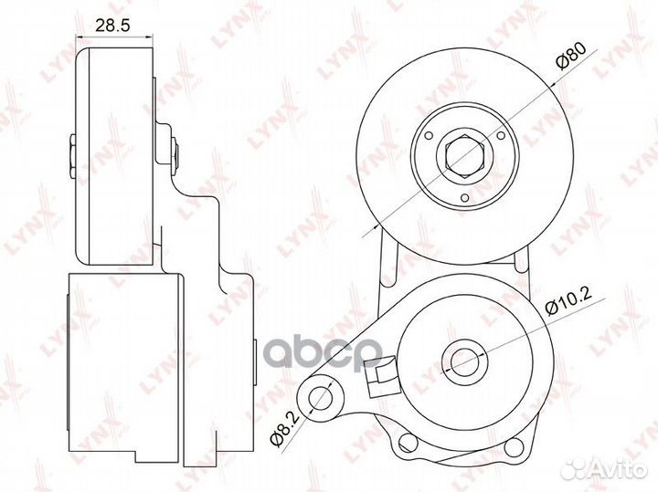 Натяжитель ремня навесного оборудования PT3024
