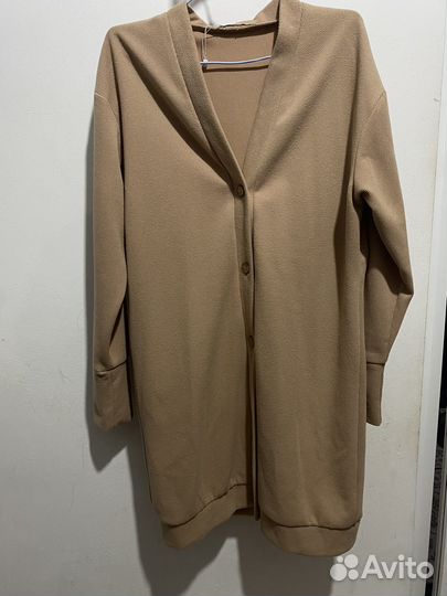 Кардиган женский длинный теплый