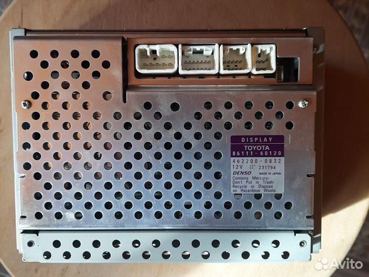 GX470 штатный монитор