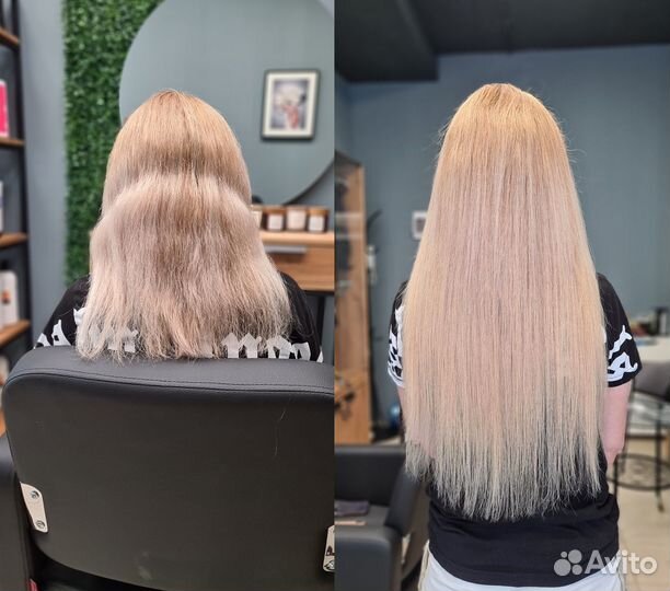 Наращивание волос, снятие, коррекция, капсуляция