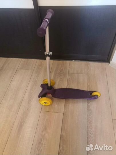 Самокат детский трехколесный бу