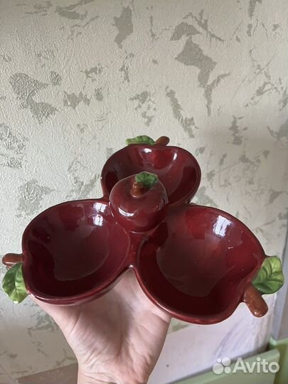 Менажница керамическая стеклянная