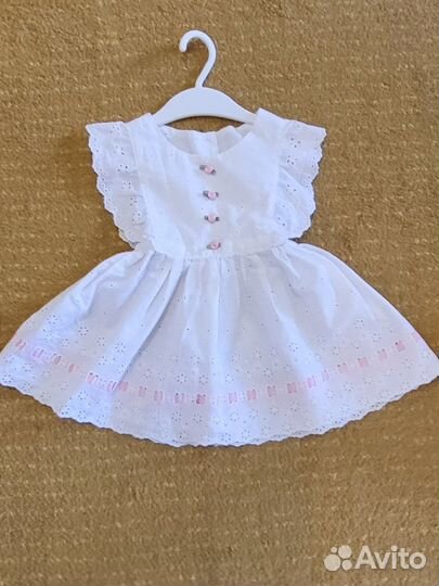 Платье на девочку 80