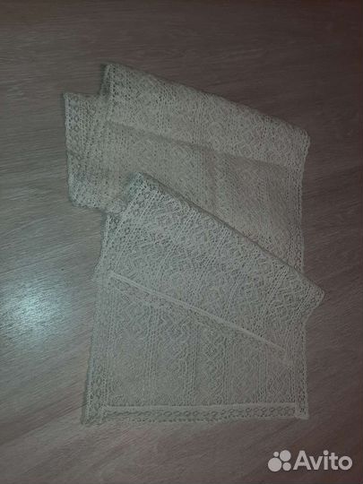 Палантин шарф. Елецкое кружево. Новый