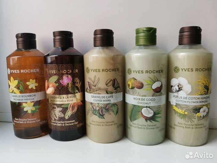 Ив Роше гели д/душа, жидкое мыло, молочко для тела