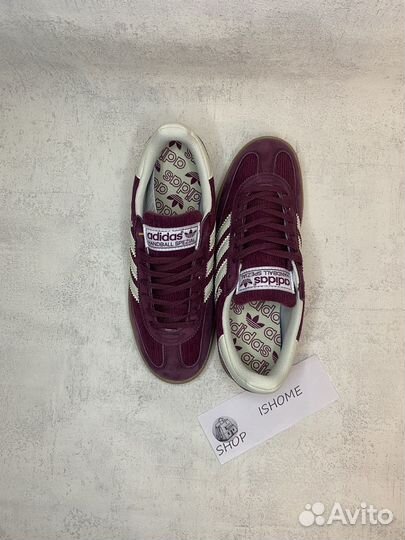 Кеды Adidas Handball Spezial бордовые