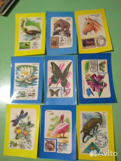 Календарики СССР