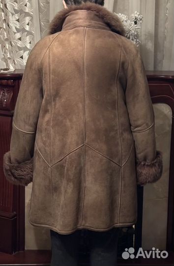 Новая дубленка из натуральной ламы Shearling