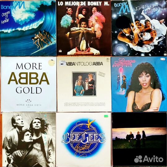 Винил бу Европа список + новинки июль