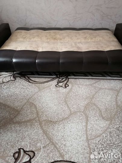 Кожаный угловой диван бу