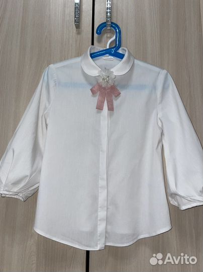 Блузка белая для девочек