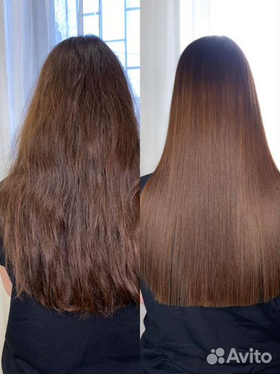 Кератиновое выпрямление, ботокс волос