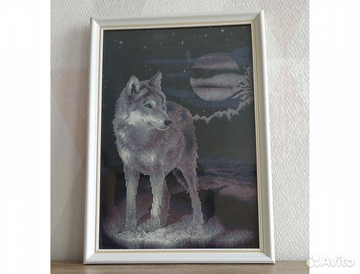 Картина вышитая крестом 