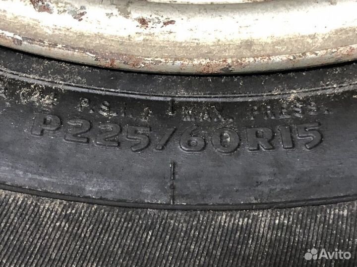 Колёса 225/60/R15 с дисками R15 на Audi, VW 4шт бу