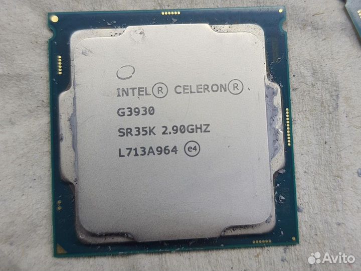 Intel celeron g3930 2я/2п 2.9ггц 1151v1