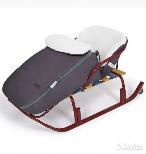 Конверт на выписку зимний серый