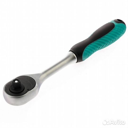 Ключ трещотка 1/4, 72 зуба, с быстрым сбросом, сrv