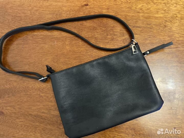 Сумка женская через плечо маленькая черная