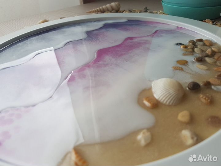 Тарелочка из эпоксидной смолы