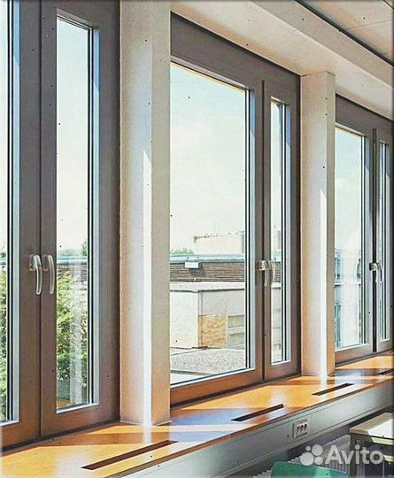 Окна алюминиевые