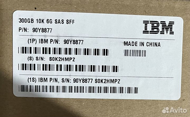 90Y8877 жесткий диск IBM 300GB SAS