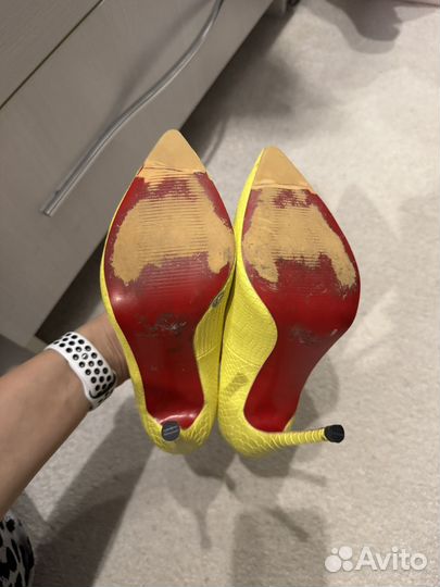 Туфли женские желтые
